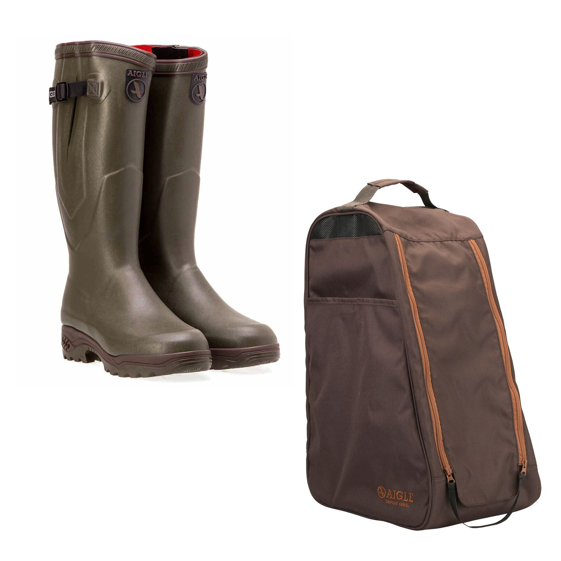 Aigle boot bag waterproof shoe bag wellington boot or ankle boot carrier 