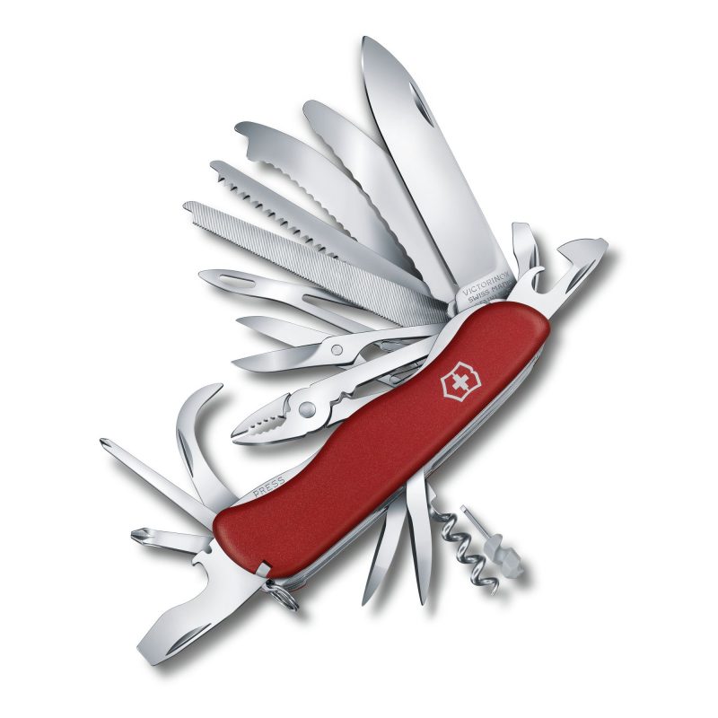 Victorinox WORKCHAMP XL locking blade Swiss army knife 111mm linear lock blade